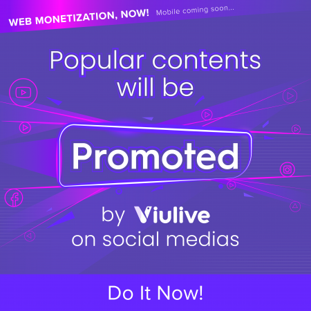 Social Media Banner live Stream your talent, passion and skills on ViuLive.
You can be our next brand ambassador!